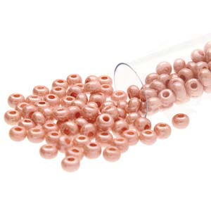 11/0 Czech Preciosa Seed Beads Tube: Pink OP Luster
