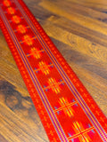 Red Rust Native Print Ribbon