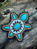 Beaded Turtle Bolo