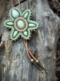 Beaded Turtle Bolo