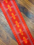 Red Rust Native Print Ribbon