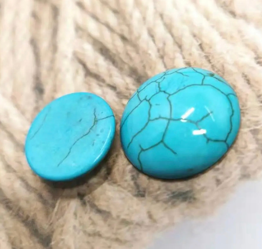 Round Faux Stone Cabochon 20mm or 24mm