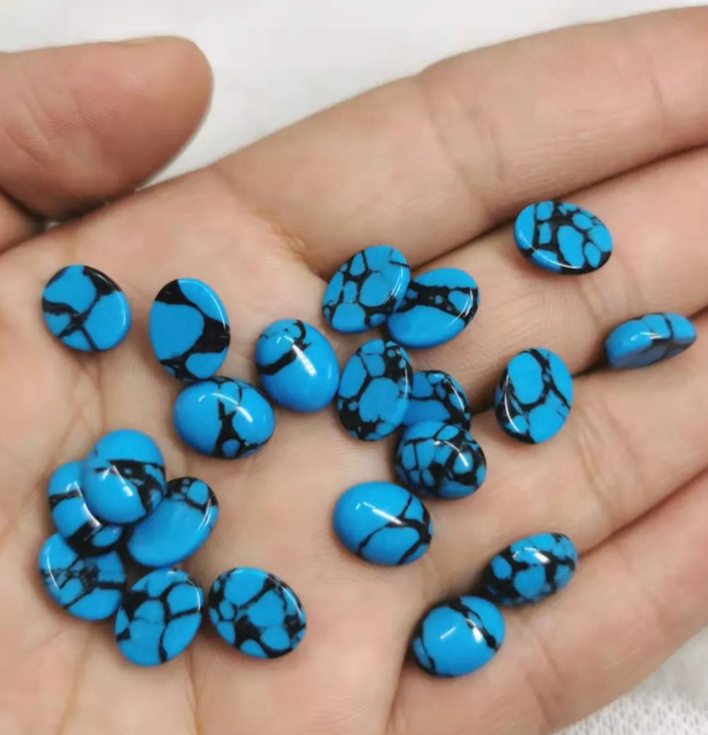 Oval Faux Stone Cabochon 15x20mm