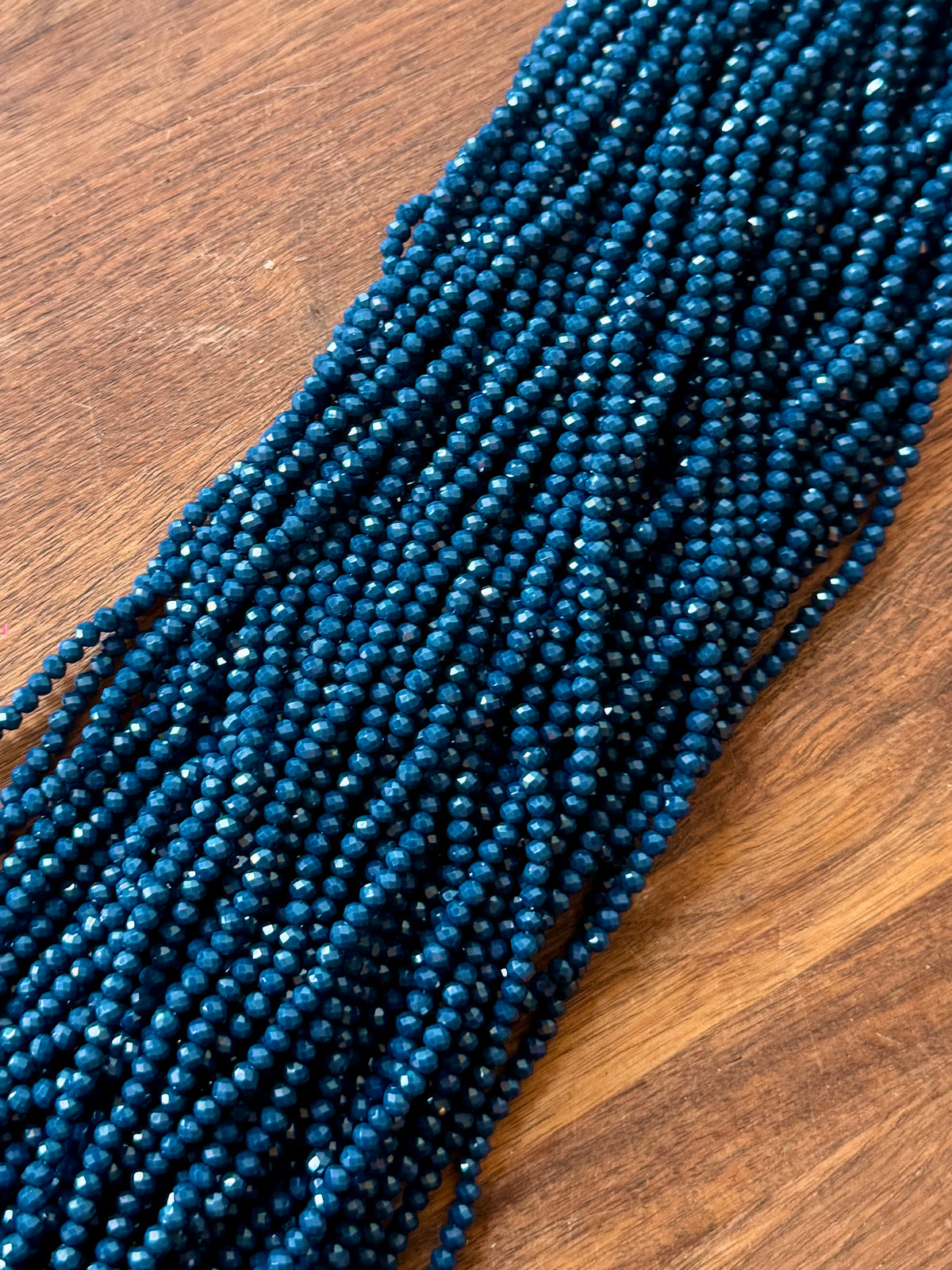 Dark Corn Blue C/65: Single Strand or 10 Strand Pack