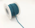 All Teal Blue Mocha Banding SS6: Sold per 1 yard or per 10 yard roll