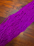 Creamy Magenta Purple 3mm Rondelle Beads #293: Single strand or 10 strand pack