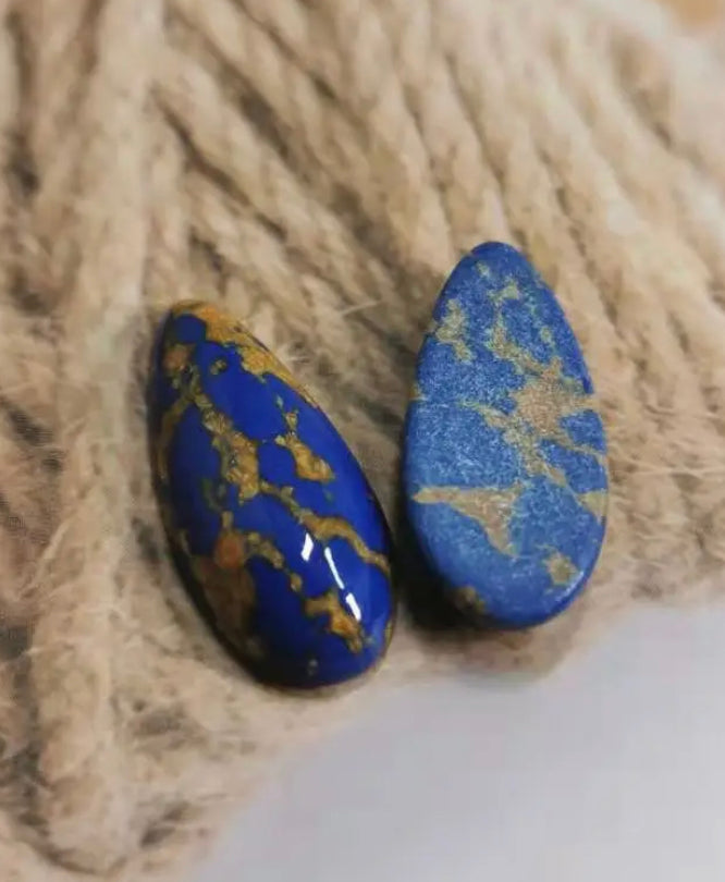 Teardrop Faux Stone Cabochon 13x30mm