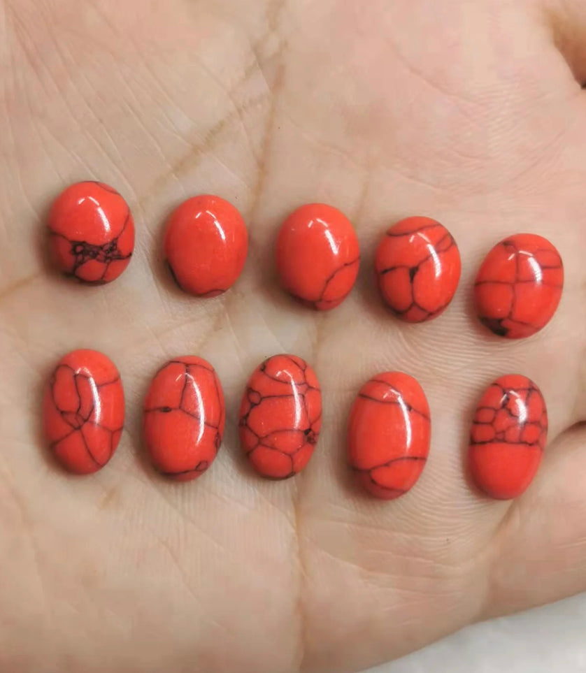 Oval Faux Stone Cabochon 15x20mm