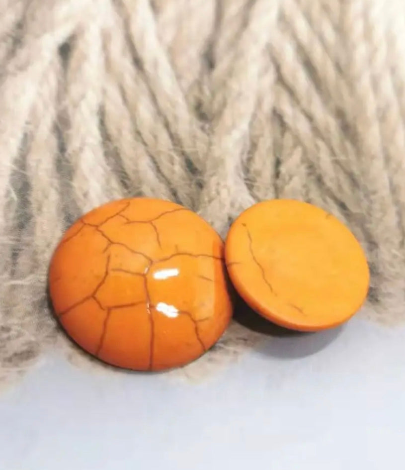 Round Faux Stone Cabochon 20mm or 24mm
