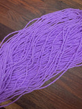 Creamy Lavender 3mm Rondelle Beads #290: Single strand or 10 strand pack