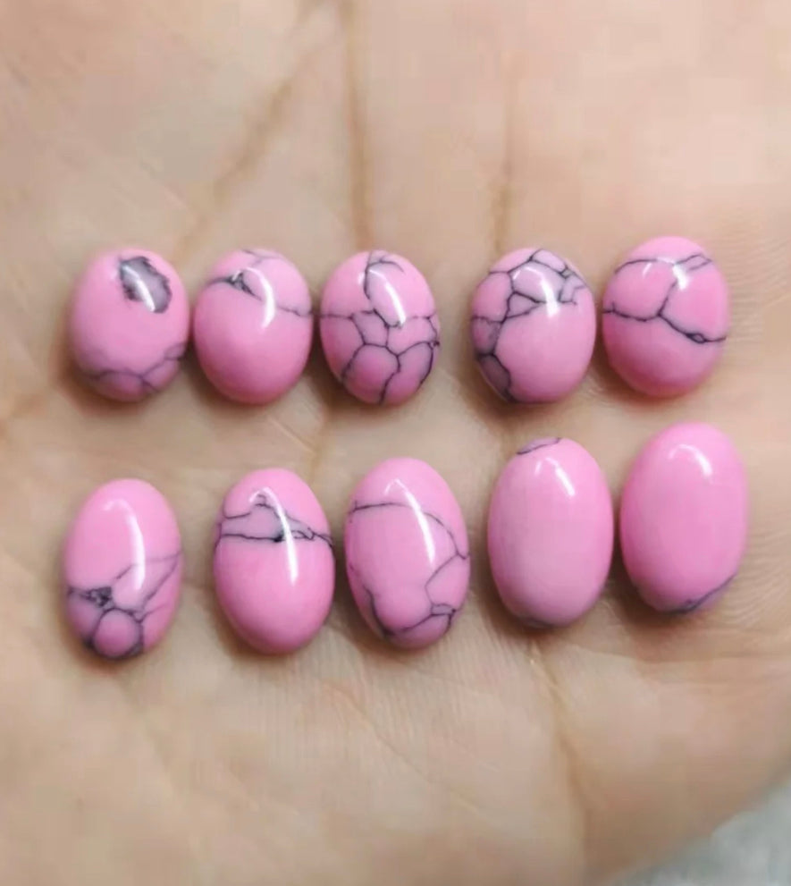 Oval Faux Stone Cabochon 15x20mm