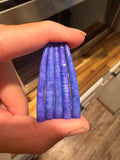 *READ DESCRIPTION* Unsealed Blue Purple Dyed Dentalium 1oz