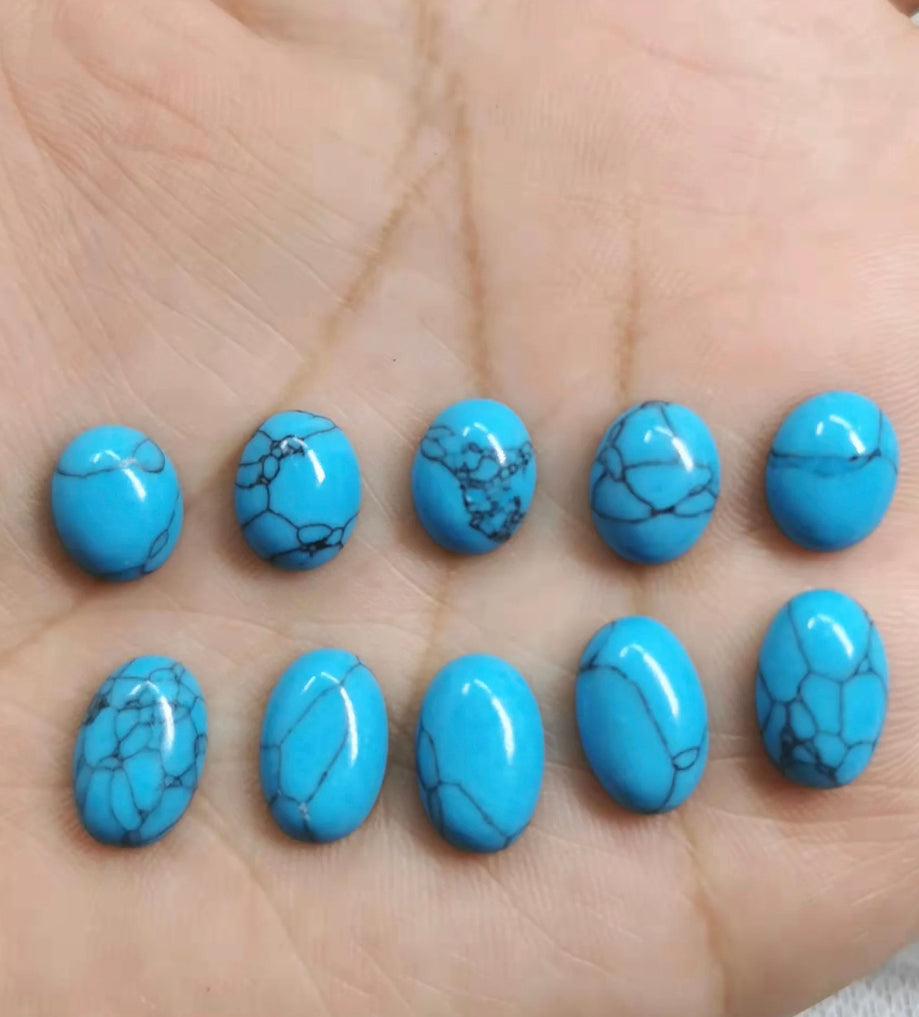 Oval Faux Stone Cabochon 15x20mm