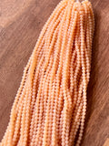 Dark Peach E/50: Single Strand or 10 Strand Pack