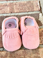 Suede Style Baby Moccasins