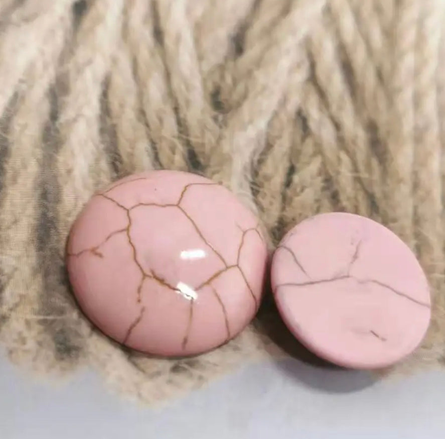 Round Faux Stone Cabochon 20mm or 24mm