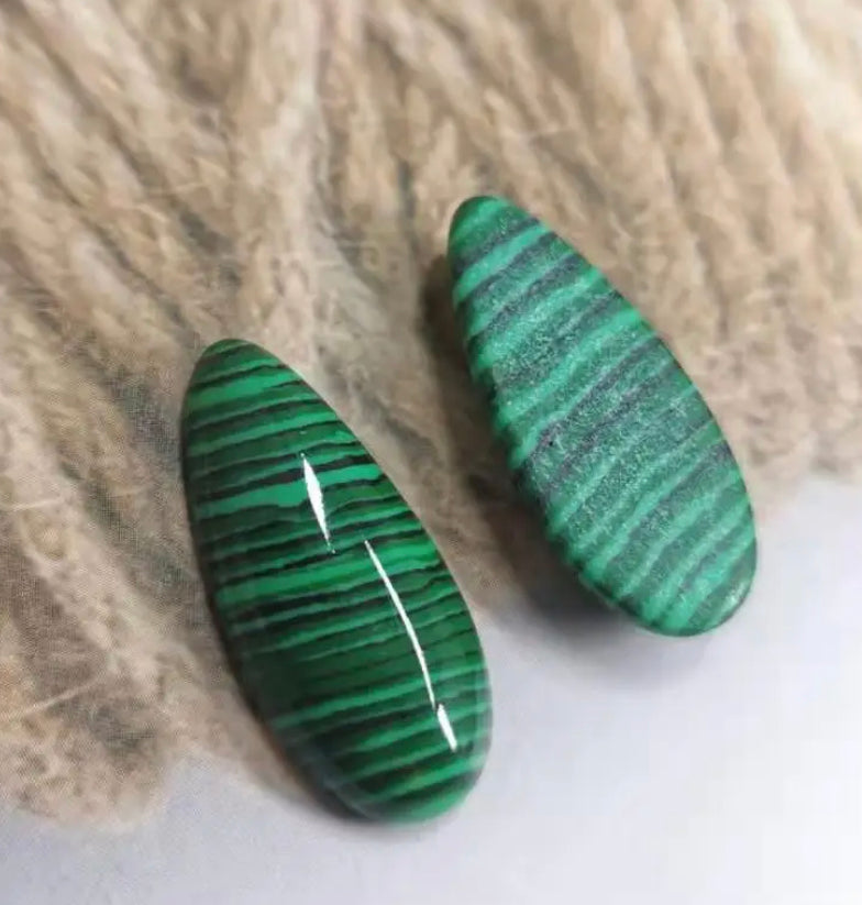 Teardrop Faux Stone Cabochon 13x30mm