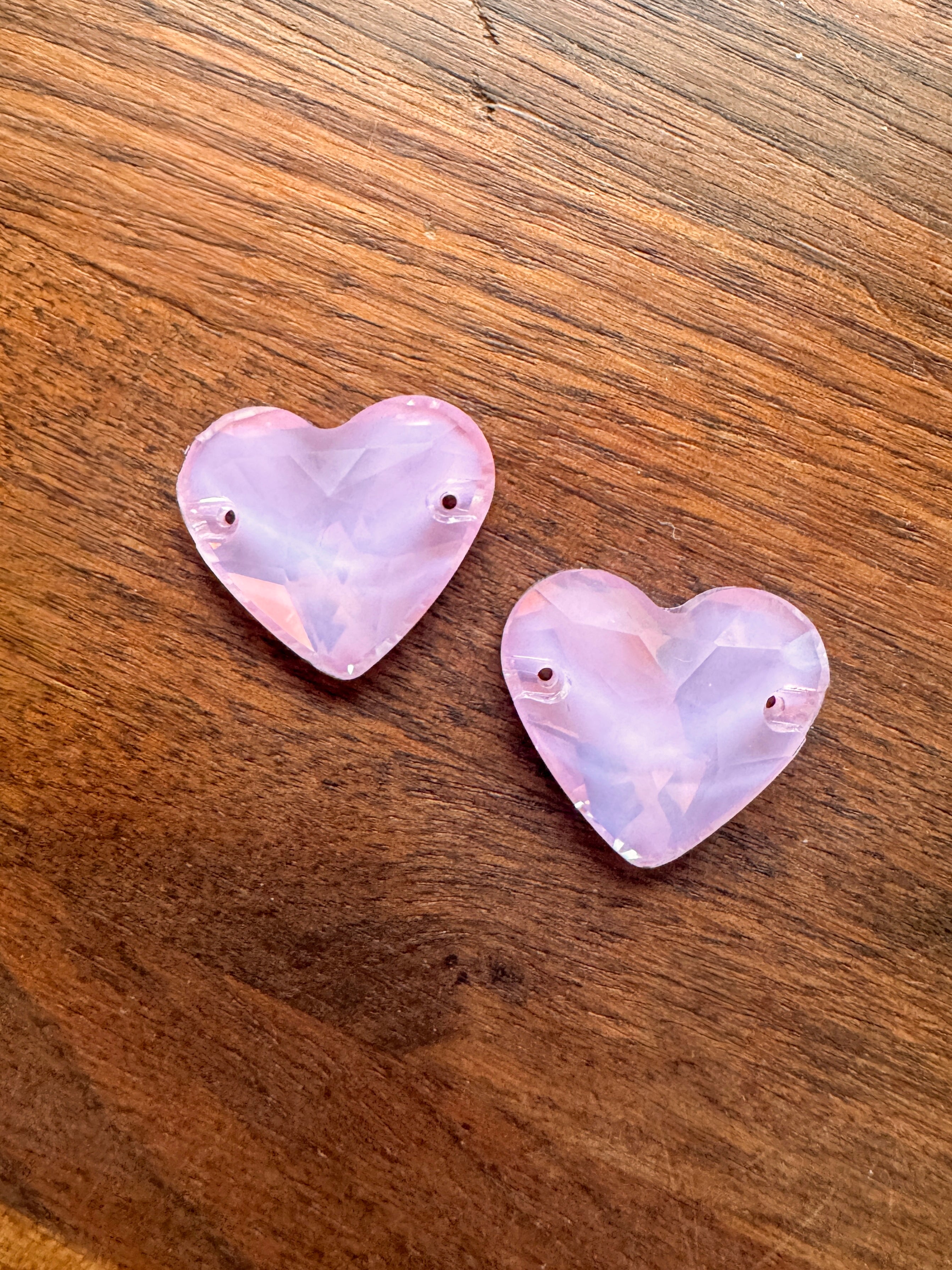 Rosaline Glass Crystal Heart: 20x23mm