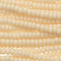 Bone Op 11/0 Czech Preciosa Seed Beads Half Hank