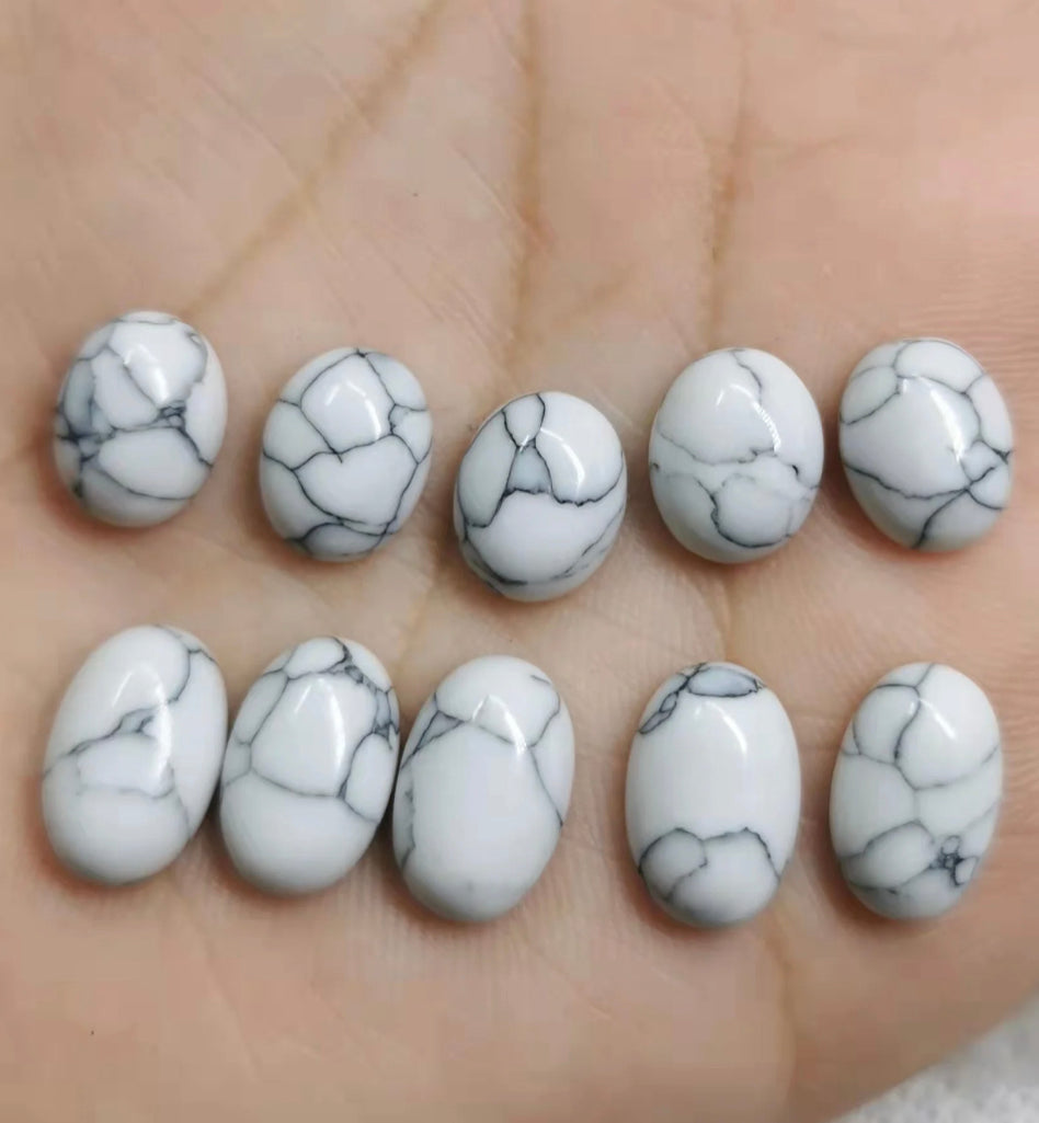 Oval Faux Stone Cabochon 15x20mm