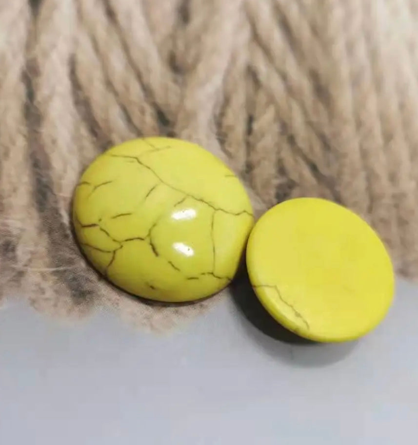 Round Faux Stone Cabochon 20mm or 24mm