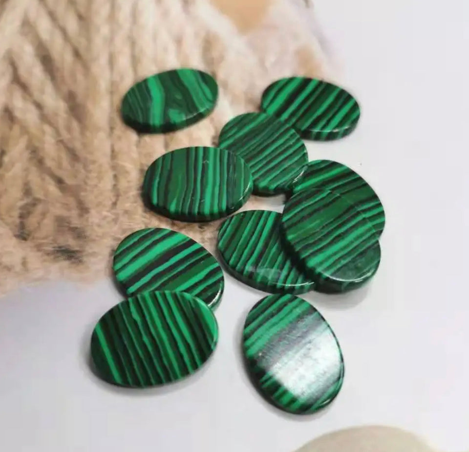 Oval Faux Stone Flat Cabochon 13x18mm