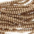 Pale Bronze Gold 11/0 Czech Preciosa Seed Beads Half Hank