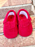 Suede Style Baby Moccasins