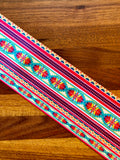 Hot Pink & Turquoise Native Print Ribbon