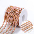 Gold Peach Mocha Banding: Sold per 1 yard or per 10 yard roll