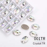 Crystal TR Glass Crystal Oval