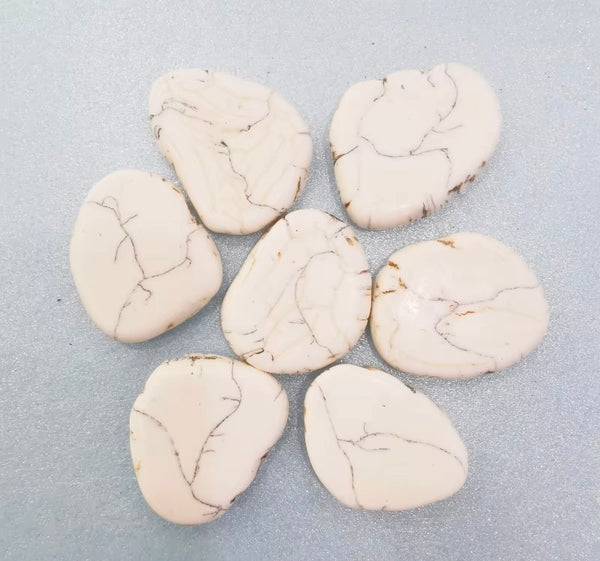 Cream Irregular Shape Faux Stone Cabochon