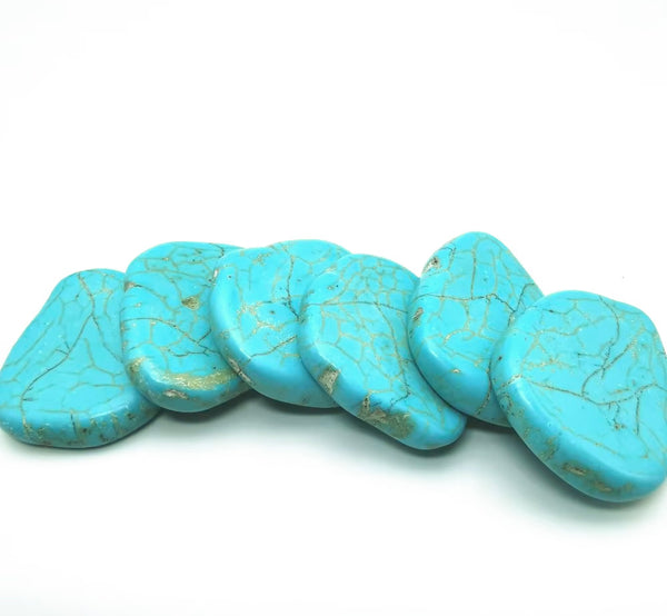 Turquoise Irregular Shape Faux Stone Cabochon