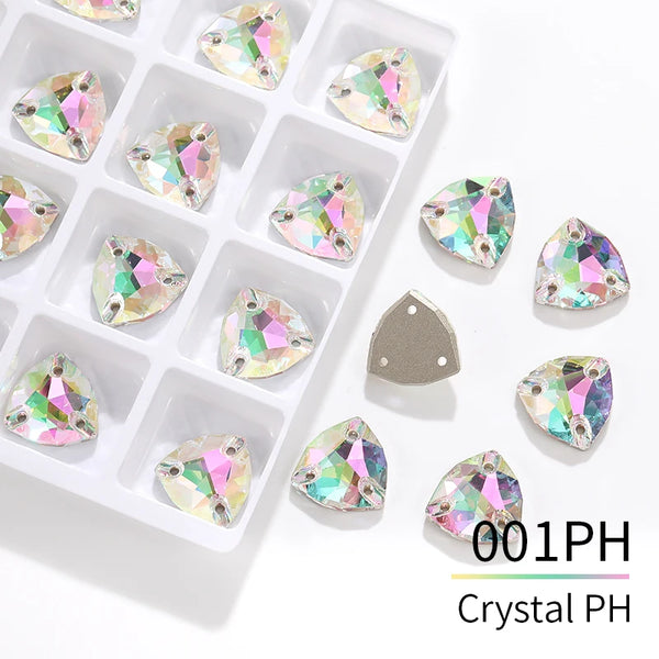 Crystal PH Glass Crystal Triangle 16mm or 22mm