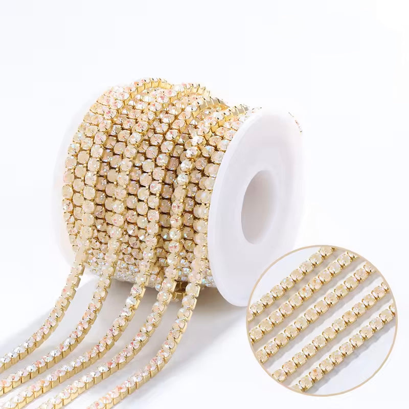 Gold Cream Mocha Banding: Sold per 1 yard or per 10 yard roll