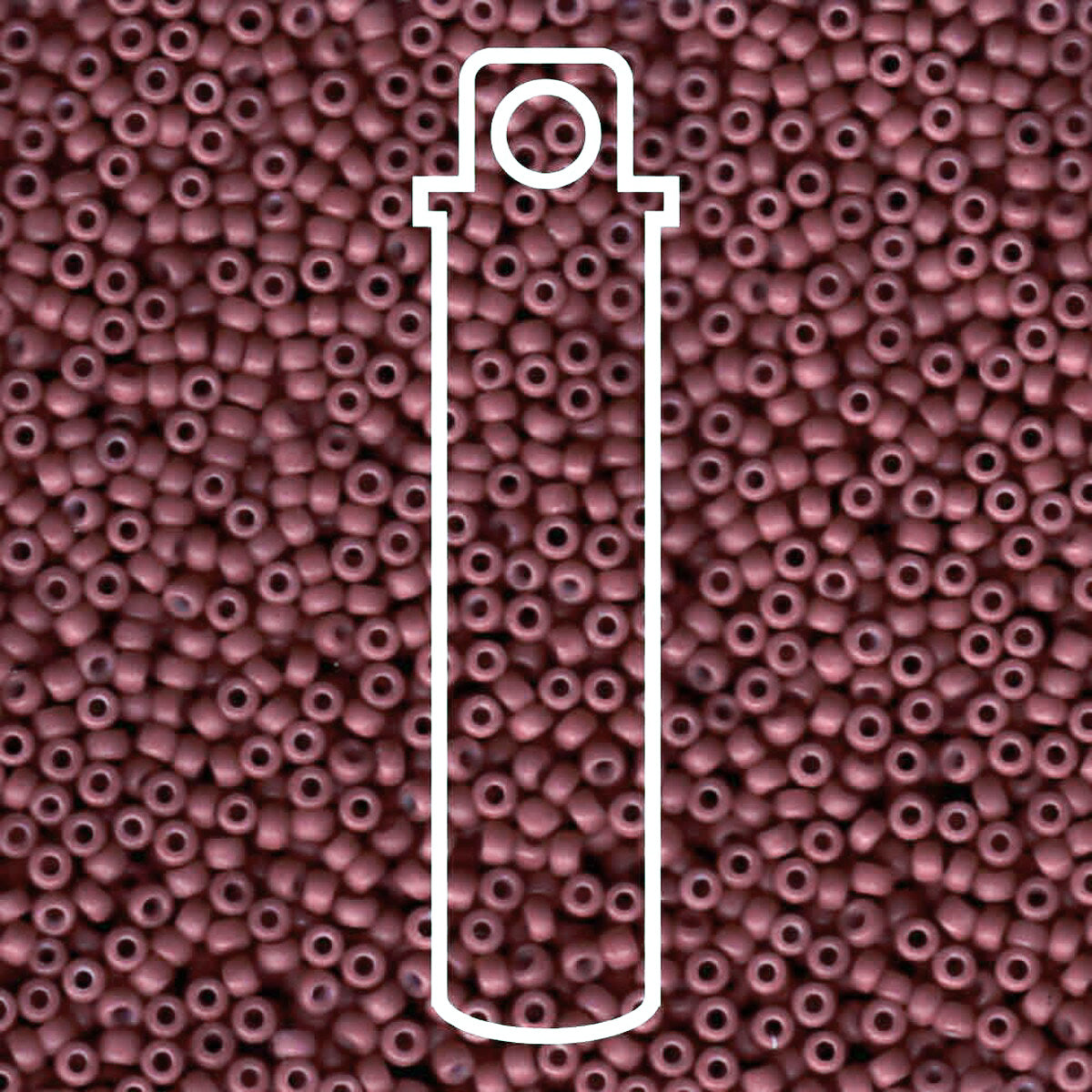 11/0 Miyuki Seed Beads Tube: Special Dyed Wine