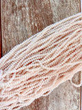 Pale Peach 3mm Rondelle Beads #67 Discount Pack