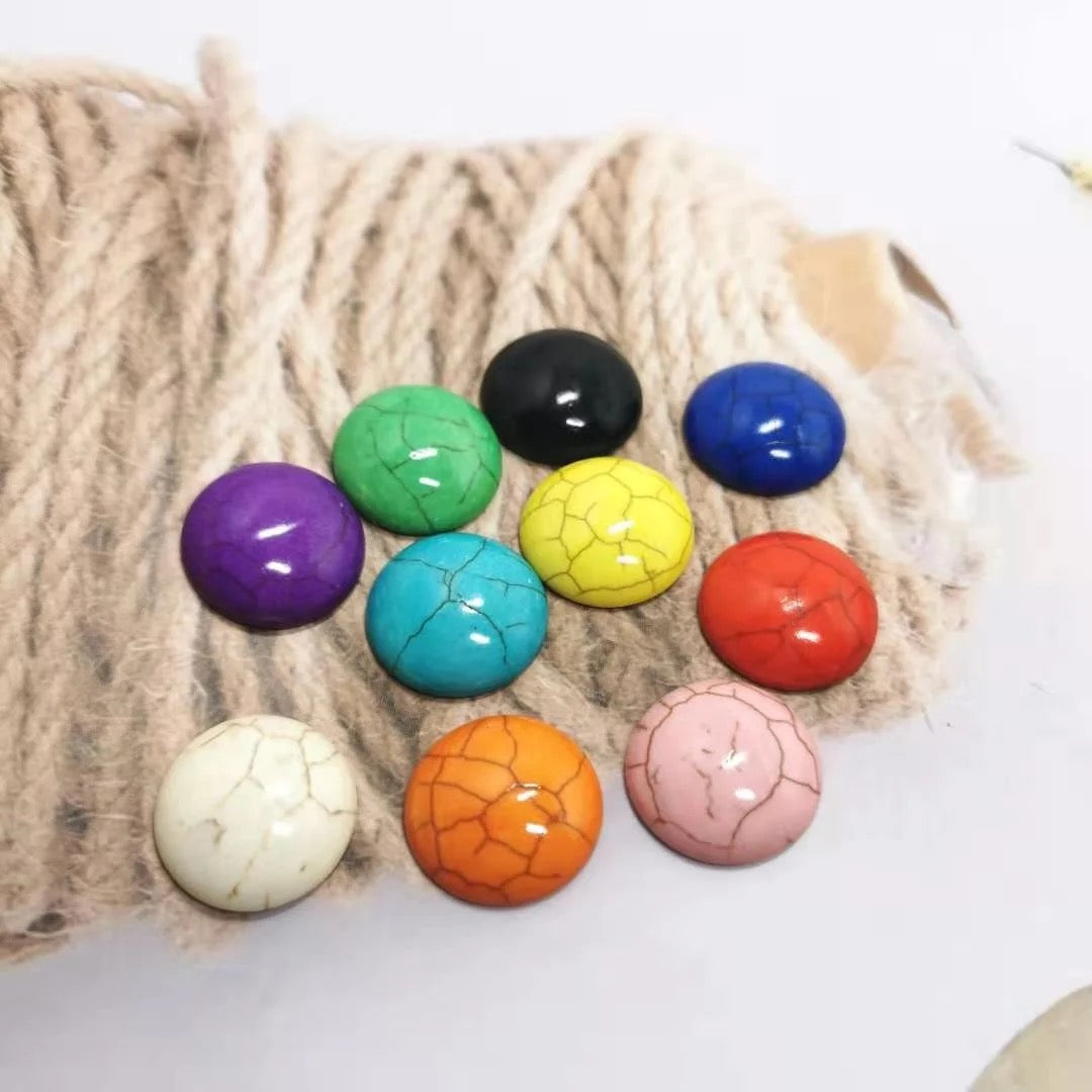 Round Faux Stone Cabochon 20mm or 24mm