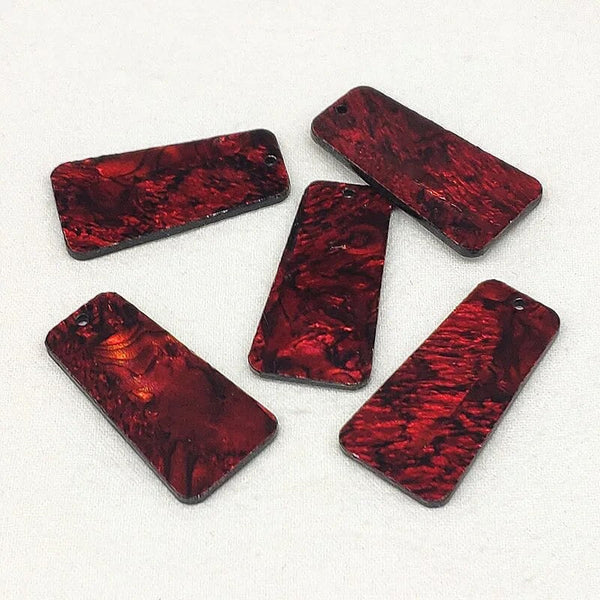 Preorder Short Abalone Slabs Red: 15 Pairs