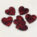 Red Abalone Heart Centerpieces