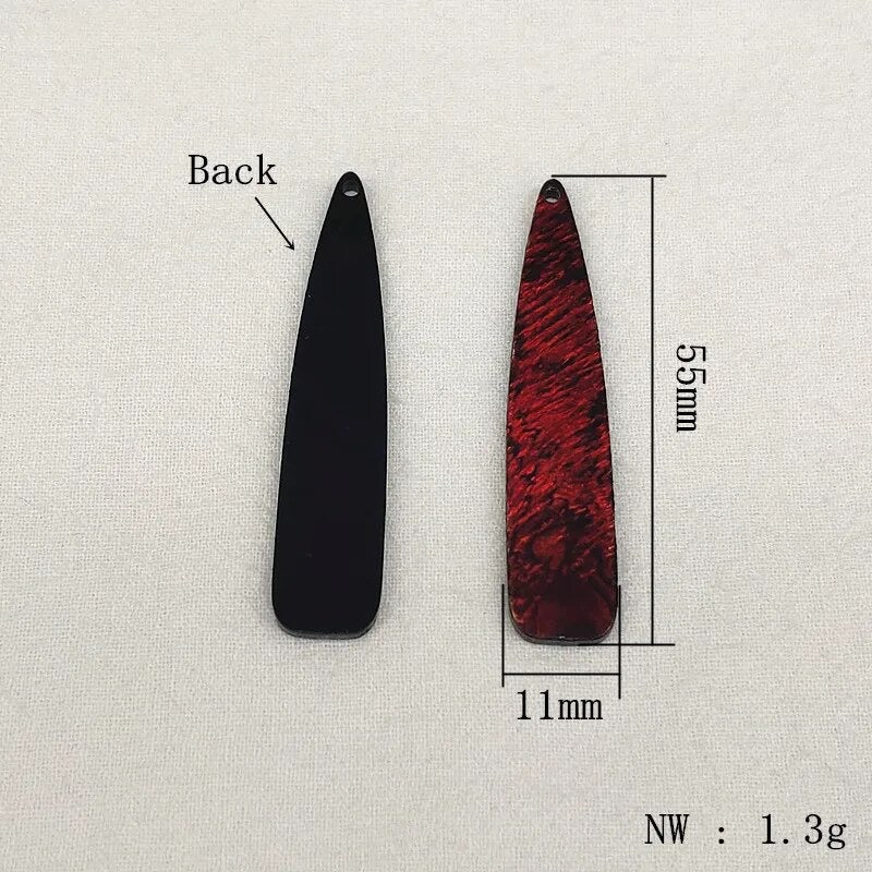 *PREORDER* Long Abalone Slabs Red: 15 pairs