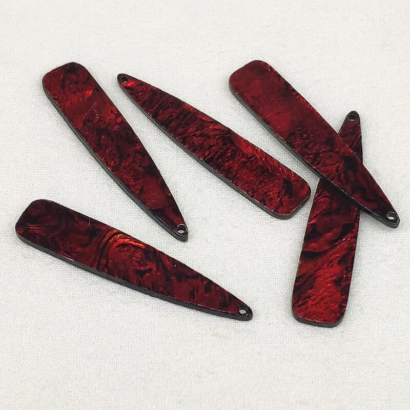 Long Abalone Slabs Red