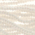 11/0 Czech Preciosa Seed Beads Half Hank: Chalk White Iris