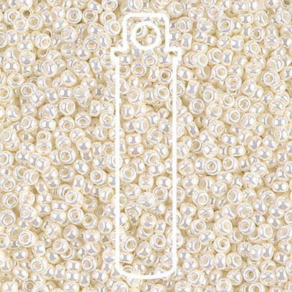 11/0 Miyuki Seed Beads Tube Apprx 8.5gm: Pearl Ceylon