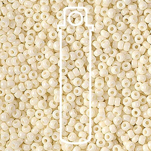 11/0 Miyuki Seed Beads Tube Apprx 8.5gm: Ivory Pearl Ceylon