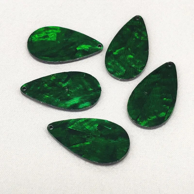 Green Teardrop Abalone Slabs