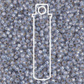 11/0 Miyuki Seed Beads Tube Apprx 8.5gm: Round Smoky Opal S/L Alabaster