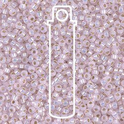 11/0 Miyuki Seed Beads Tube Apprx 8gm: Round Lt Pink
