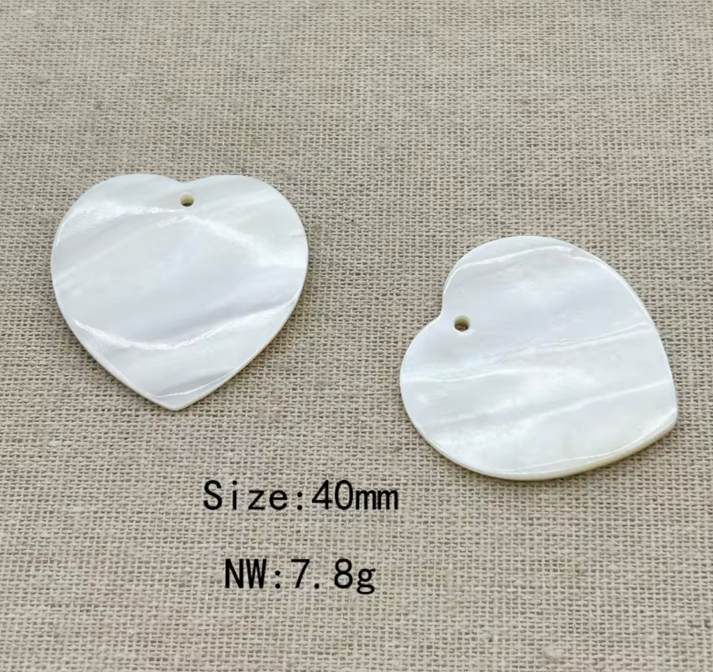 Heart Shell Centerpieces 40mm