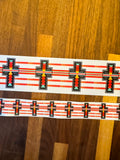 White Cross Native Print Ribbon
